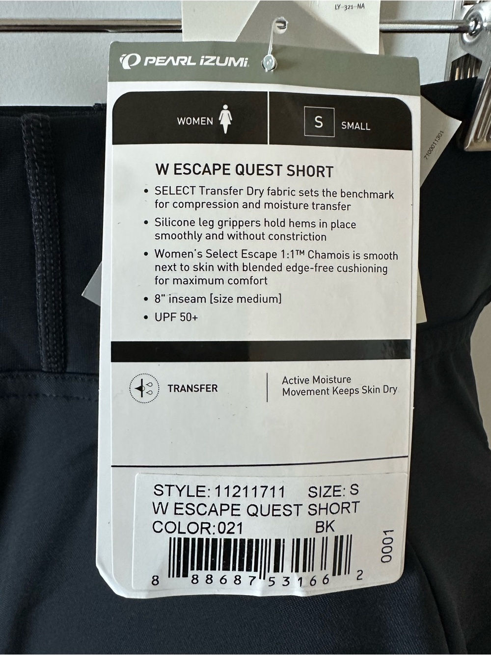 NWT Pearl Izumi Women’s Escape Quest Cycling Shorts – Size Small – Black - Picture 4 of 16